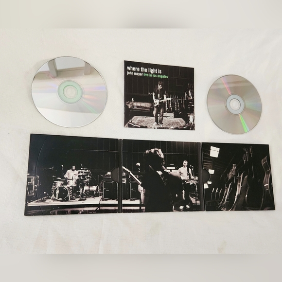 John Mayer Double CD Where the Light Is Live in Los Angeles Digipack Rare Rock - Picture 7 of 10
